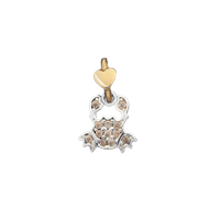 Charm Dodo Mariani Woman in Silver Zircone L11KG - L11KG